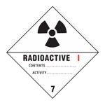 Fareseddel 7A Radioaktiv klasse 1