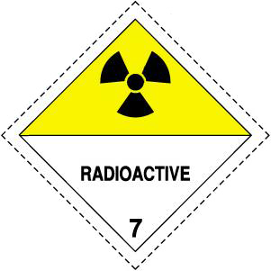 Fareseddel 7D Radioaktiv